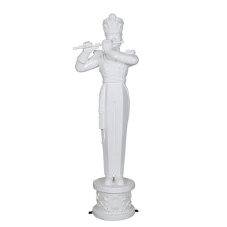 Soldier Playing Flute (Metallic white)