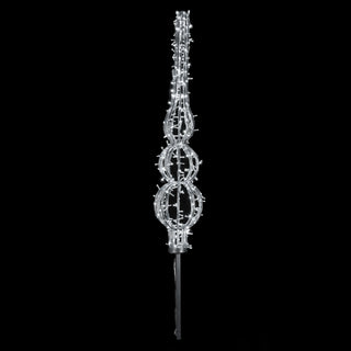 Finial Tree Topper 6ft Cold White