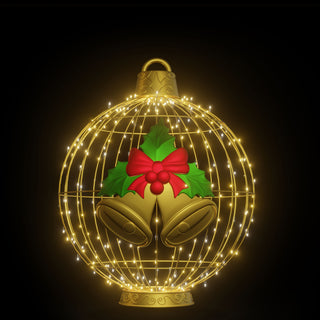 Christmas Ball "bells" (warm White) Standing