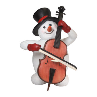 Snowman With Cello
