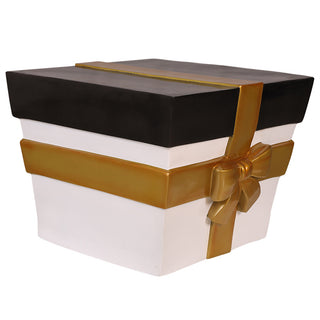 Christmas Parcel 60cm (White/gold)