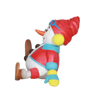 Snowboy Fell From Ski