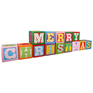 Letter Blocks "Merry Christmas"