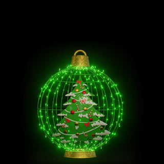 Christmas Ball "christmas Tree" (green)